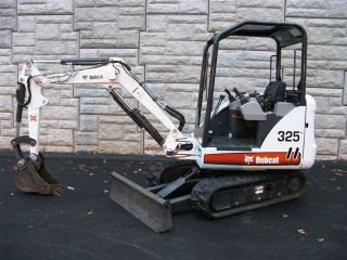 2011 Bobcat 325 G Series Mini Excavator Only 85 Hours All Original 