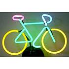   sign art Bicycle glass sculpture lamp shelf wall light Bike Cycling