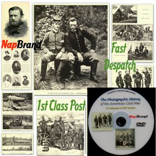 The Photographic History of the US Civil War 10 Volumes on DVD + much 