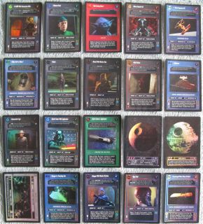 Dark Side Star Wars CCG Reflections 1 Rare Foil Cards Part 3/4
