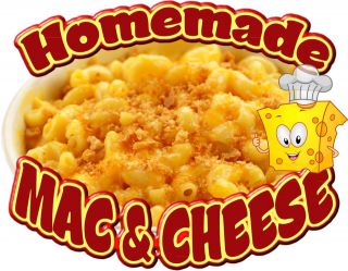 Homemade Mac & Cheese Decal 10 Restaurant Concession Food Truck 