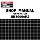 Honda EB3000cK2 3000 K2 Generator Service Repair Manual 61Z03500E1