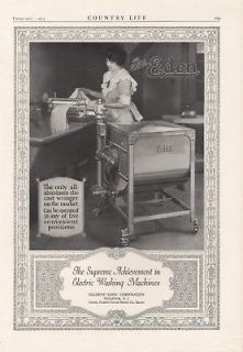 FA 1923 EDEN WASHING MACHINE ALUMINUM WRINGER LAUNDRY MAID