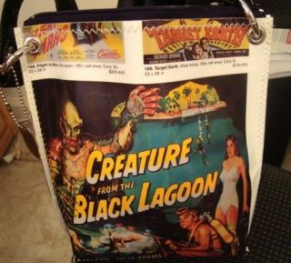 Vintage horror movie *King Kong/Creature * recycled Mini Messenger 