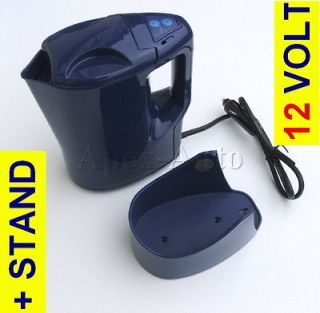   Car Van Portable Travel Hot Water Heater Tea Coffee + ITS OWN STAND