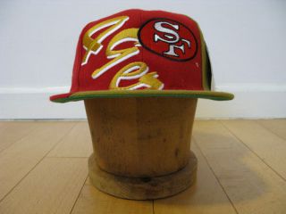 VTG San Francisco 49ers hat cap SF hoody logo7 starter snapback tisa