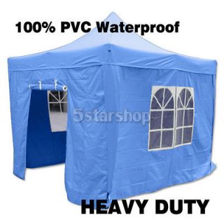 100% PVC Waterproof 10x10 PopUp Party Folding Tent Canopy Gazebo High 