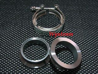 Newly listed 2 1/2 V Band FLANGE Kit Stainless Steel Turbo Downpipe 