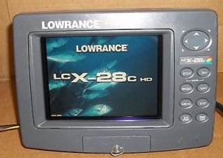 LOWRANCE LCX 28C HD FISHFINDER GPS RECEIVER LCX28C HD