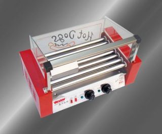 Hot Dog Machine / Grill / Cooker / 7 Rolls Roller  New