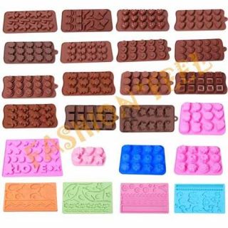   24 Styles Chocolate Muffin Jello Ice Mould Baking Tools Xmas Party
