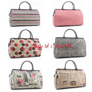Women Girl Duffle Travel Bag Suitcase Carryon Shoulder Hand Luggage 