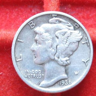 1936 S Silver Mercury Dime #1 LOW $1.44 Combined S&H Fill Your 