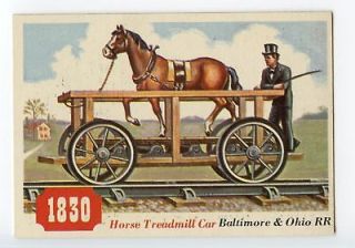 1955 Topps Rails and Sails #71 Horse Treadmill EX MT