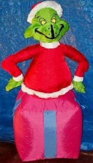 PROTOTYPE Gemmy Airblown Inflatable 4ft Christmas Grinch # 15890