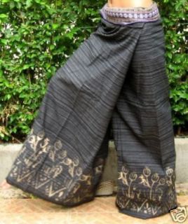 Thai Fisherman Pants * Massage * Sauna *Over Size*black