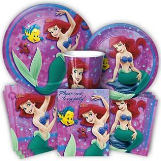   Little Mermaid Birthday PARTY Supplies Create your Disney Princess Set