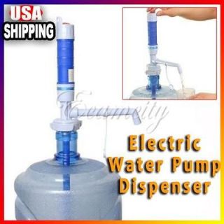 Powerful Electric Pump Dispenser Bottled Drinking Water 5 Gal w Press 