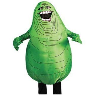   Mens Ghostbusters Slimer Costume Inflatable Slime Suit Funny Halloween