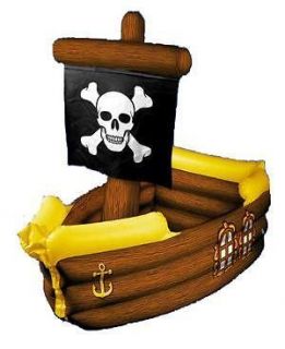 Party DecorationsSu​pplies Inflatable Pirate Ship Cooler