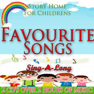   Childrens Nursery Rhymes Sing along Songs on 2 CDs Kids Favourite