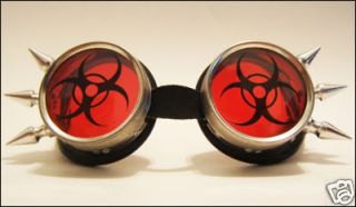 Biohazard Cyber Goth Goggles Rave Industrial EBM Pants