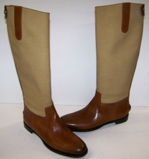   Lauren Purple Collection Sage Riding Boots Sz 7 Italy Retail $1100.00