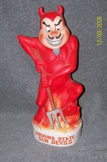 1972 Rare McCormick Arizona State Sun Devils Football Whiskey Decanter 