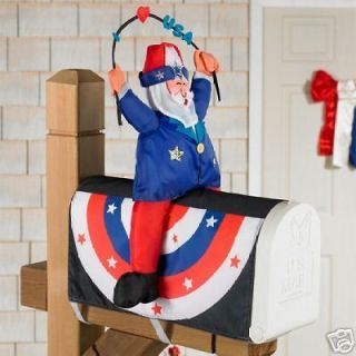 INFLATABLE JUMBO PATRIOTIC UNCLE SAM 5FT Brand New JULY 4TH DECORATION