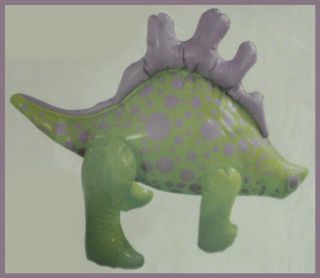 INFLATABLE DINOSAUR Stegosaurus ( NEW, 20 x 14, 51cm x 36cm ) Ages 1 