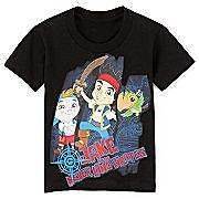 New NWT Jake and the Neverland Pirates boys S/S graphic shirt top 2T 