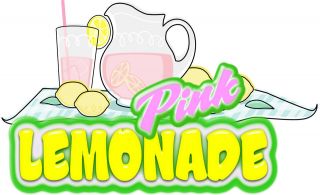 Pink Lemonade Concession Decal 18 Food Truck Mobile Van Restaurant 