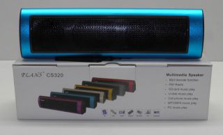 Multimedia Speaker Blue For Android, IPhone, Laptop, SD Card, Flash 