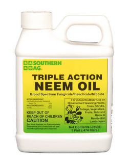 Triple Action NEEM OIL Insecticide/Fungicide/Mites PINT