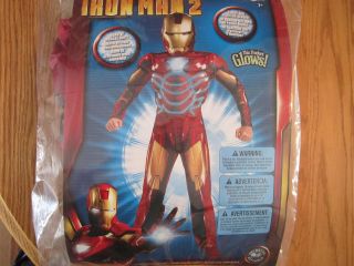 Iron Man 2   Mark VI Muscle Costume Size 8 CHEST GLOWS