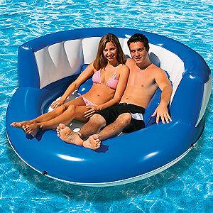 Poolmaster Cuddle Island Inflatable Pool Chair Float