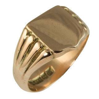 antique gold signet ring in Vintage & Antique Jewelry