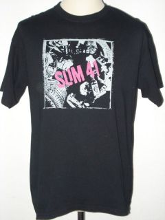 SUM 41   VINTAGE PUNK ROCK MUSIC T SHIRT. GILDAN. LARGE.
