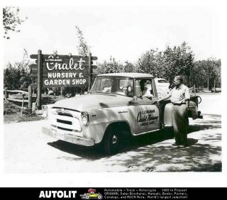 1957 International Pickup Truck Factory Photograph