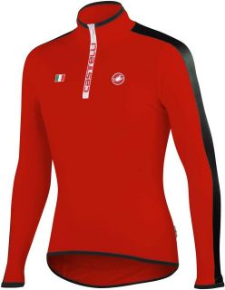 CASTELLI Spinta CYCLING JERSEY Red/Black LONG SLEEVE