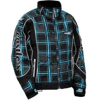 CASTLE X WOMENS STOMP TWIST REFLEX BLUE SNOWMOBILE JACKET