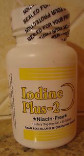 Iodine Plus 2  *Niacin Free* Brand New Factory Sealed *UNHAPPY Refund 