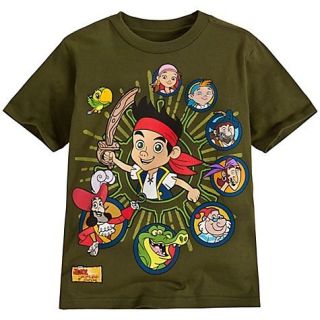 NWT  Character Panel Jake and the Never Land Pirates Tee T 