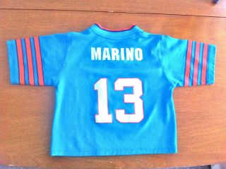 VTG Dan Marino #13 Miami Dolphins 28 Chest Boys Jersey