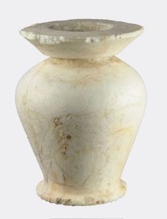 Egyptian Middle Kingdom stone kohl jar