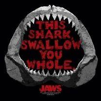 Jaws Movie This Shark Swallow You Whole Quint Licensed Tee Shirt Sizes 