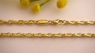 GORGEOUS 18KT SOLID GOLD UNISEX ITALIAN LINK CHAIN   GRAMS 35.7