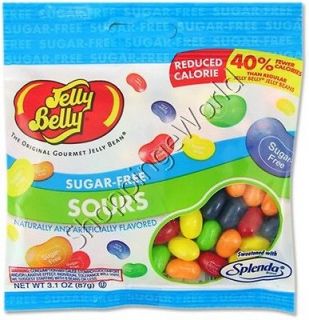 SUGAR FREE ASSORTED FLAVORS Jelly Belly Beans 1to12  3.1oz ~ Candy