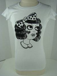 Jessica Louise White Doll Girl Tee Shirt 1271