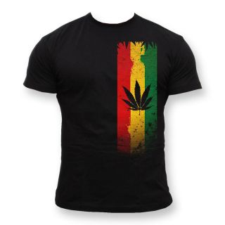 shirt Reggae Jamaica Smoking Spliff Cannabis Marijuana Rasta Smoke 